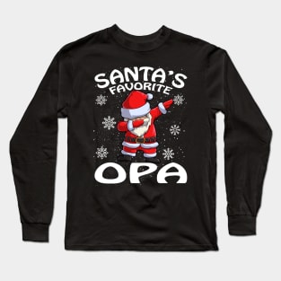 Santas Favorite Opa Christmas Long Sleeve T-Shirt